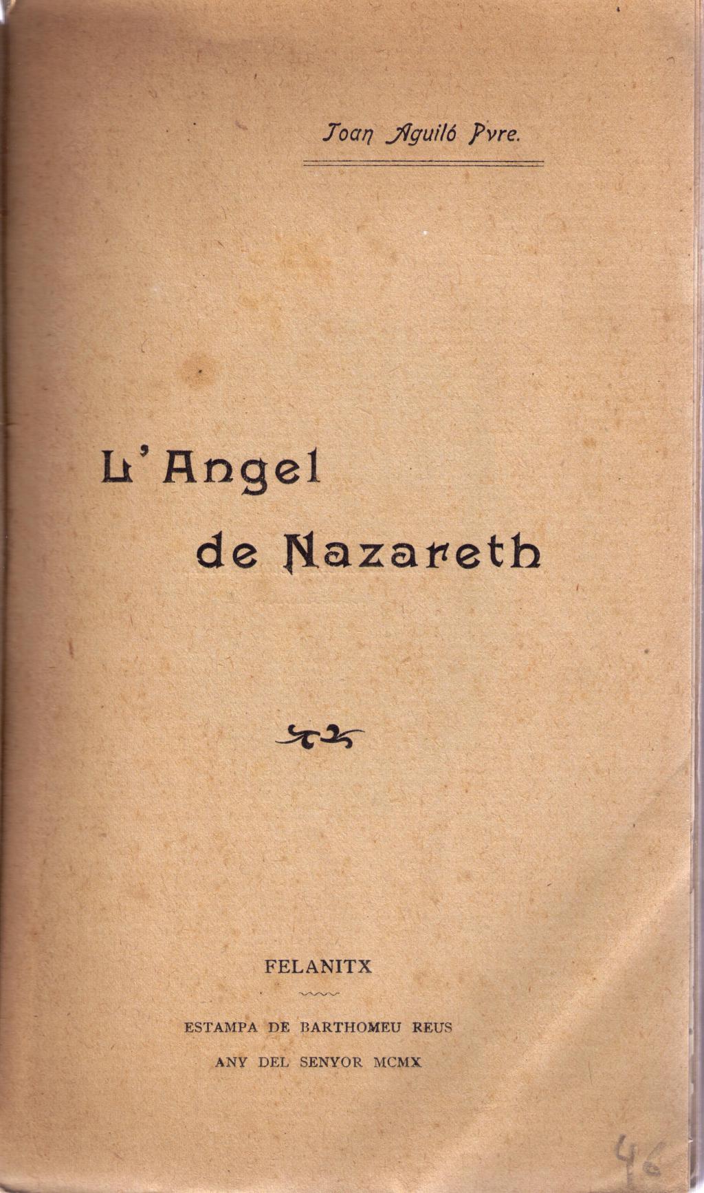 Coberta de L'àngel de Nazareth